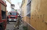 Edremit’te tinerciler metruk evi yaktı