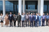 Burhaniye'de bayramlaşma töreni yapıldı