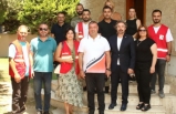 Bayraklı Kızılay Başkanı Köroğlu Latif Aydemir’i Ziyaret Etti
