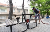 Karesi’ de Parklarda Yenile Çalışmaları Sürüyor