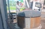 Karesi’de Çöp Konteynırları Dezenfekte Ediliyor