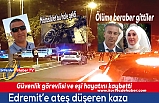 Balıkesir’de güvenlik görevlisi ve eşi kazada can verdi