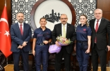 İtfaiye Teşkilatından Vali Ustaoğlu'na Ziyaret