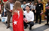 Bandırma'da yer gök kırmızı beyaz