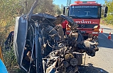 Burhaniye'de korkunç kaza