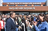 Başkan Akın, personeliyle bayramlaşıyor