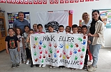 Burhaniyeli Minikler Parmak Baskısı İle Atatürk Portresi Yaptı