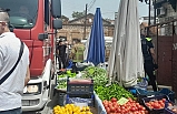 Edremit'te pazar yerinde yangın paniği  