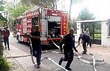 Edremit'te apartmanda  yangın paniği  