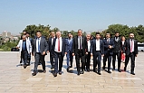 Başkan Ertaş, ekibiyle birlikte Anıtkabir’i ziyaret etti