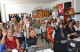 Ayvalık-Küçükköy Halk Müziği Derneği'nde Başkan Baltacı'ya güvenoyu