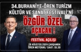 Burhaniye'de festivali Özgür Özel açıyor