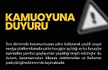 BTT, vatandaşları sahte hesaplara karşı uyardı