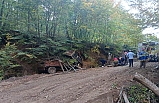 Susurluk’ta kesim sahasında traktör kazası