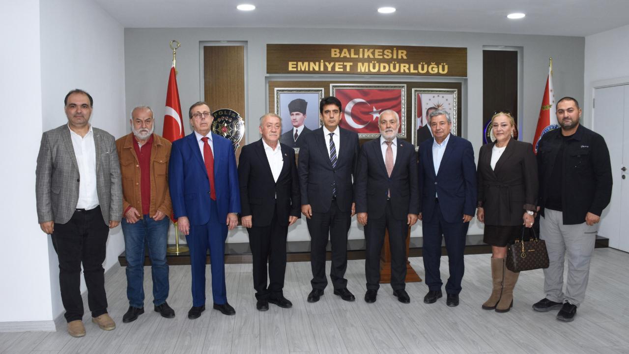 Gazeteciler Cemiyeti’nden Emniyet Müdürü Yaman’a ziyaret