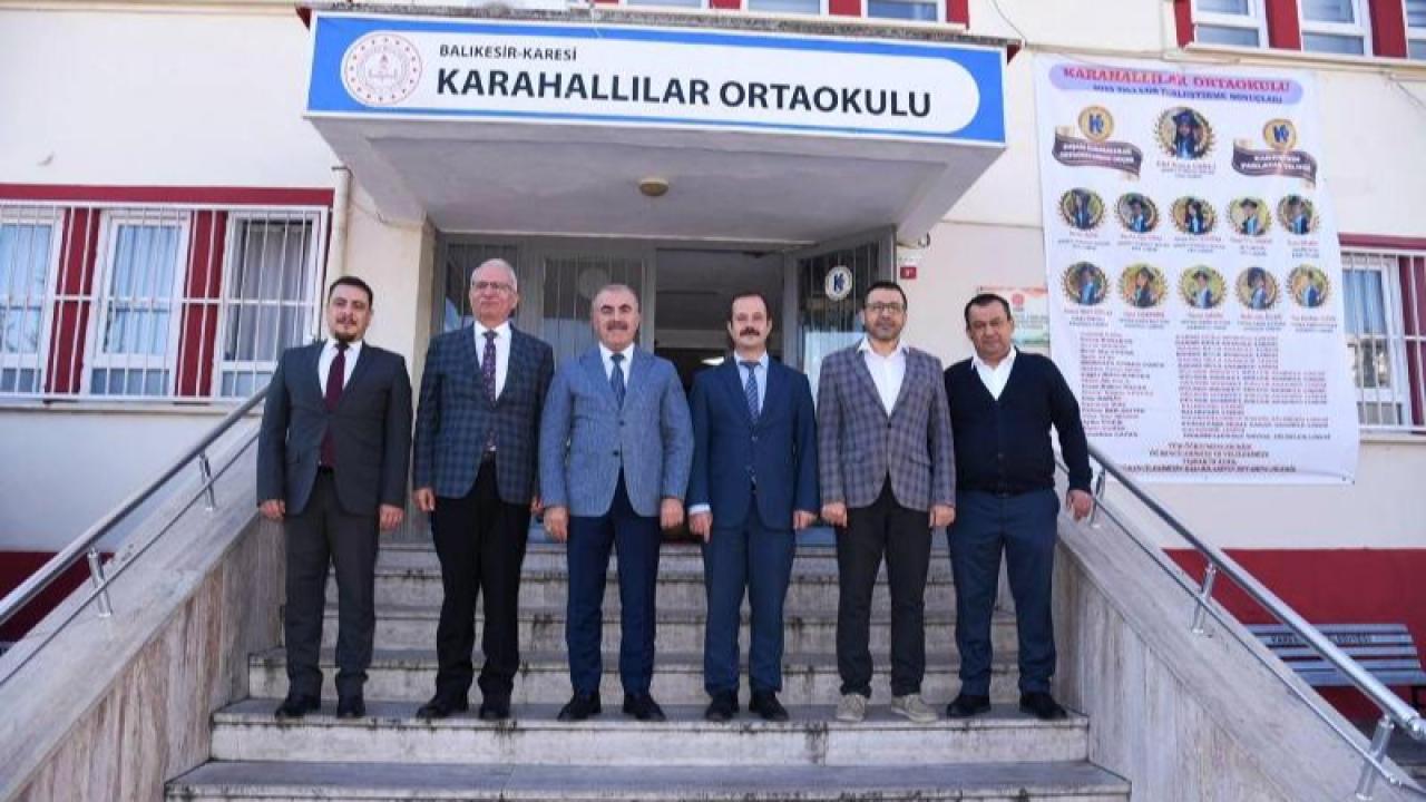 Karesi'de Eğitime Yakından İlgi: İl Müdüründen Okul Ziyaretleri