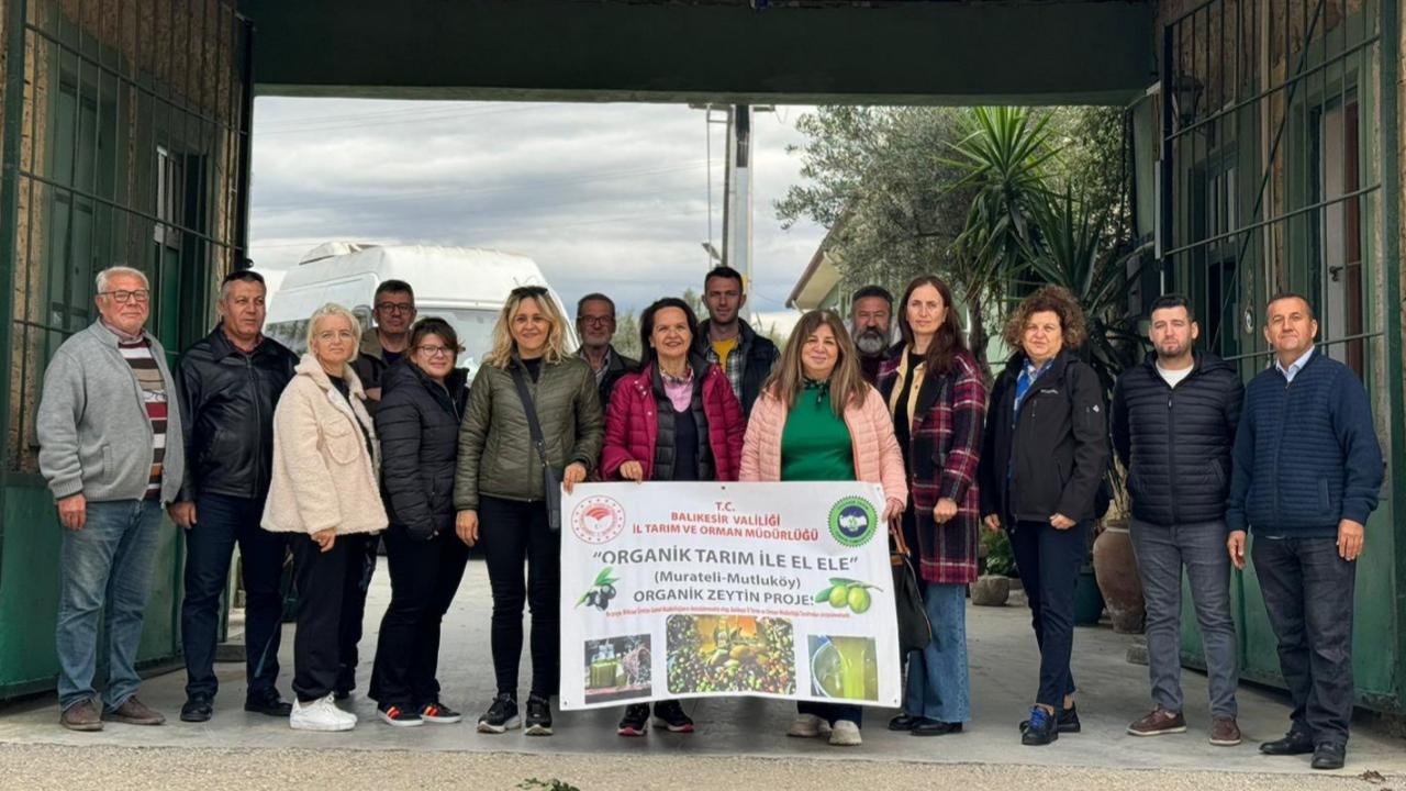Balıkesir’de "Organik Zeytin Köyü Projesi" devam ediyor