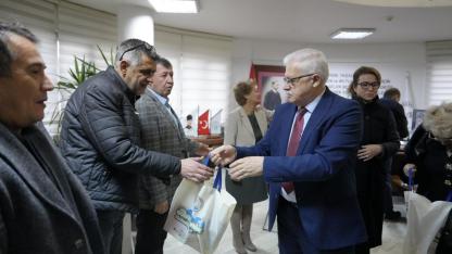 Burhaniye'de Kent Konseyi yöneticileri Başkan Deveciler’i ziyaret etti