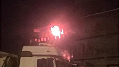 Havran’da zeytinyağı fabrikasında yangın paniği