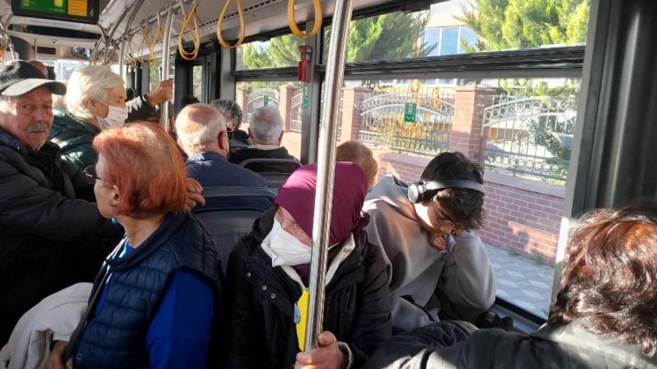 Toplu Taşıma araçlarında büyüklere saygısızlık tepkisi
