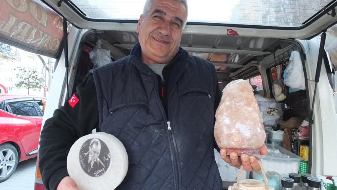 Burhaniye de Çankırı kaya tuzu şifa kaynağı