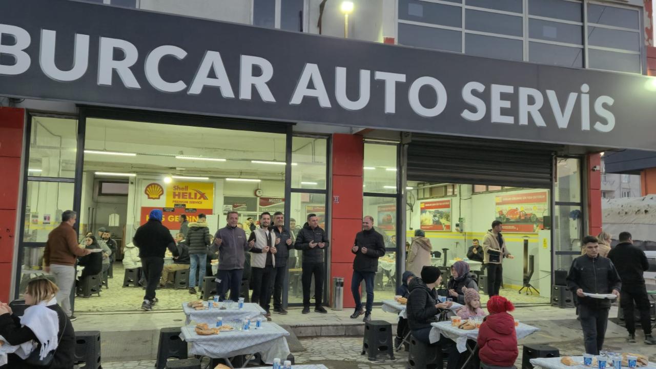 Edremit’te iftar bereketi: Burcar Otomotiv gönülleri birleştirdi