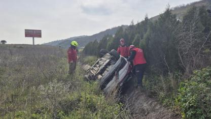 İstanbul-İzmir Otoyolu'nda kaza: 1 yaralı