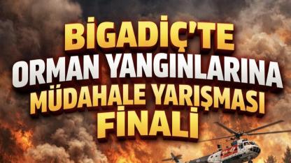 Bigadiç’te Orman Yangınlarına Müdahale Yarışması