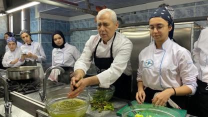 Burhaniye’de Geleceğin Şefleri ile Sürdürülebilir Gastronomi Atölyesi düzenlendi