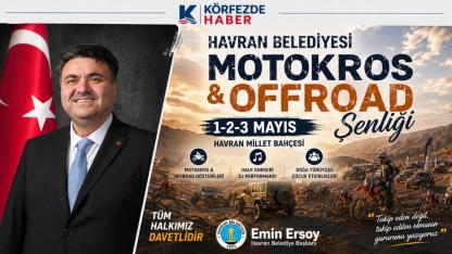 Havran’da Motokros ve Offroad Şenliği Heyecanı Başlıyor