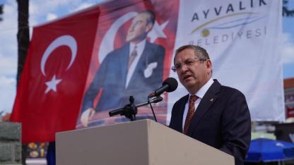 Ayvalık’ta “İlk Kurşun”un 107. yıl dönümü törenle anıldı