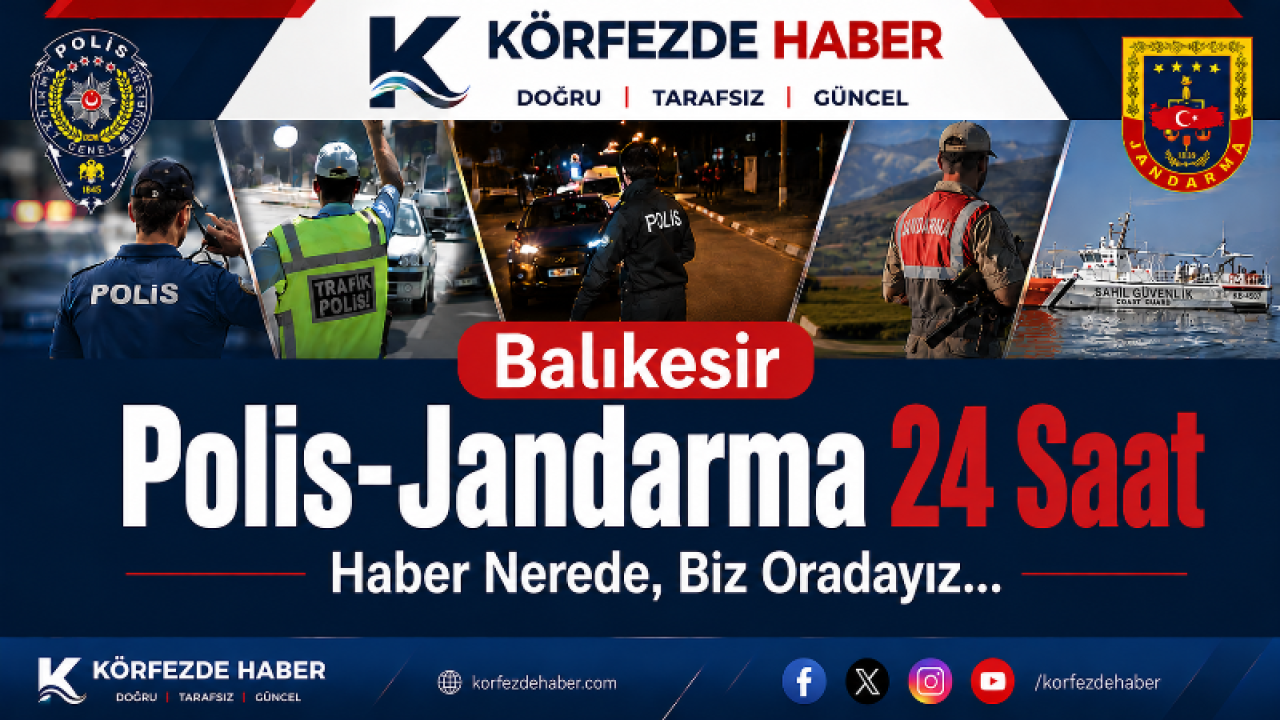 Balıkesir’de Polisin Haftalık Raporu Dudak Uçuklattı
