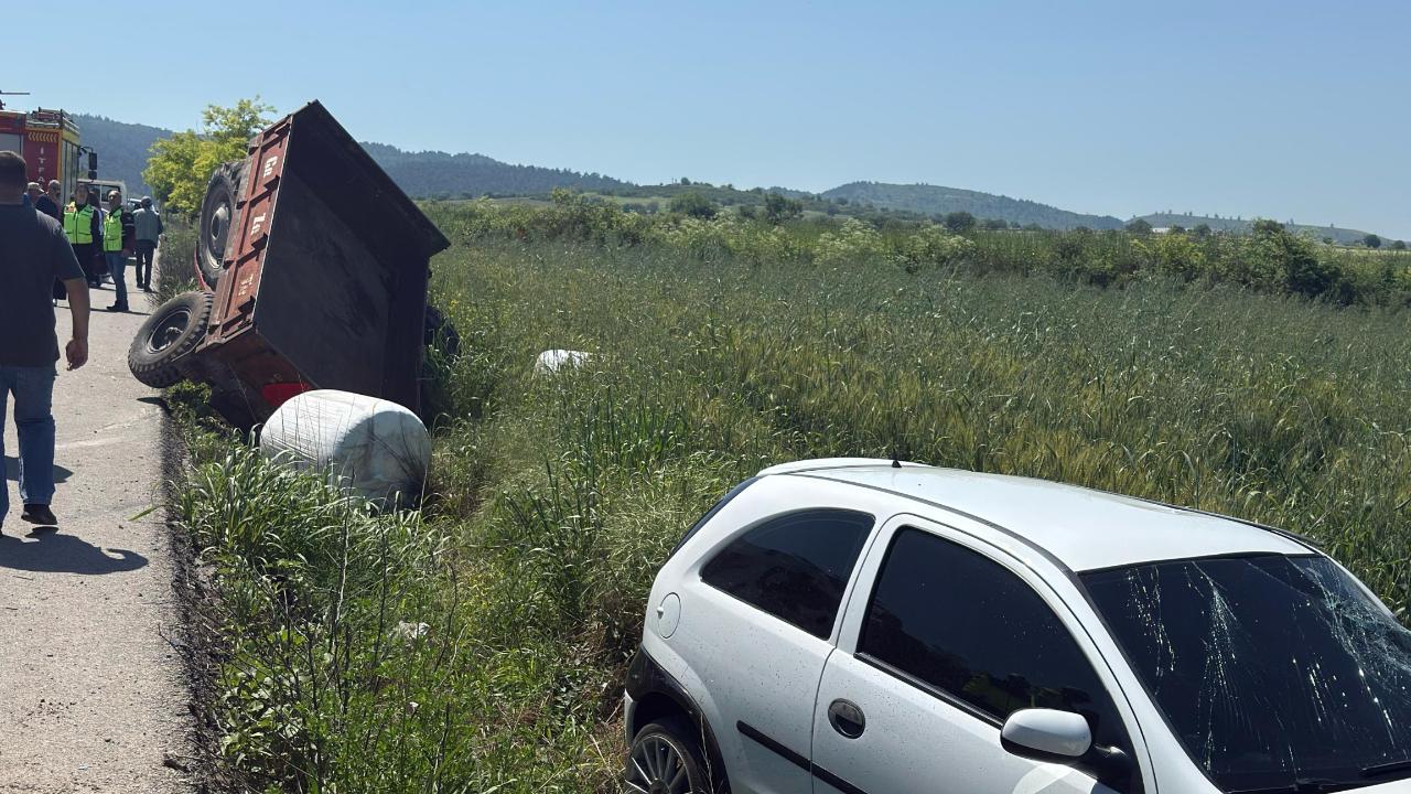Balıkesir'de trafik kazası: 2 yaralı