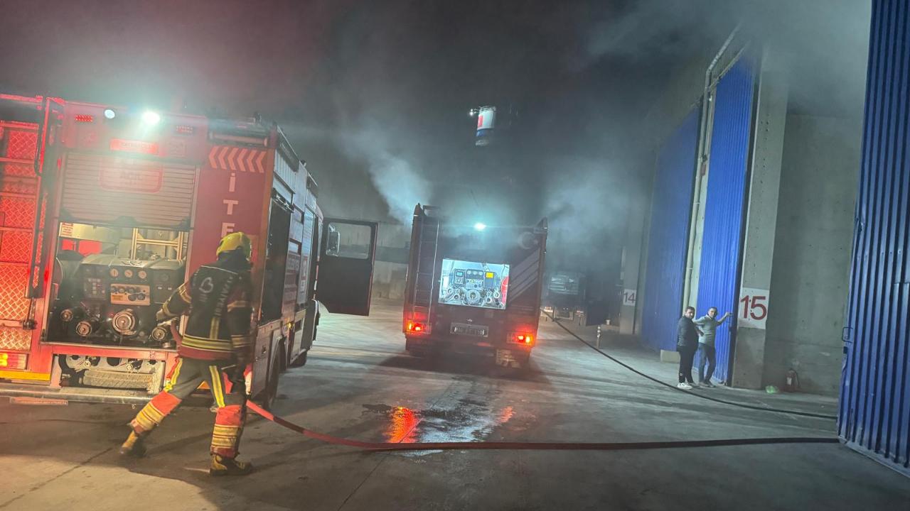 Bandırma’da depo yangını