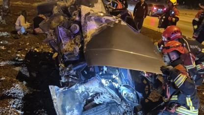 Bandırma’da kavşakta trafik kazası