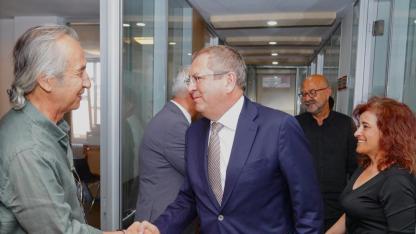 Başkan Mesut Ergin, CHP Balıkesir İl Başkanlığı’nın bayramlaşma programına katıldı