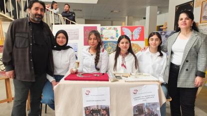 Burhaniye’de Filoğrafi kursundaki eserler ilgi gördü