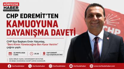 CHP Edremit’ten Demokrasi ve Dayanışma Çağrısı