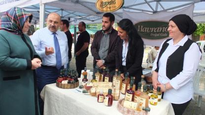 Havranlı işletmeci Ören'de sirke tattırdı