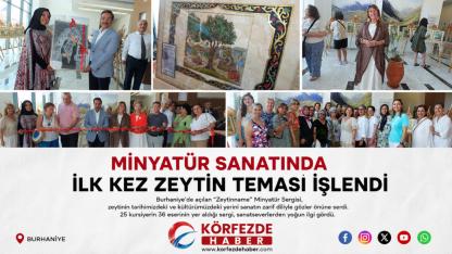 36 Eserlik Zeytinname Sergisi Kapılarını Açtı