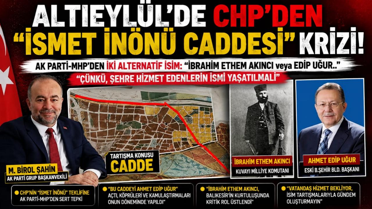 AK Parti-MHP Grubundan CHP'nin Cadde Teklifine Tepki