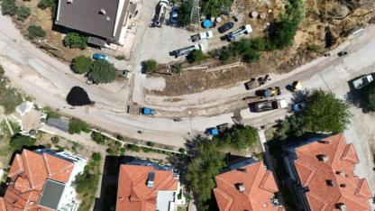 Ayvalık’ta Doğalgaz Sonrası Yol Onarımları Sürüyor