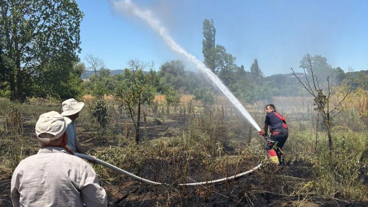 Balıkesir'de İki Ayrı Arazi Yangınına Müdahale