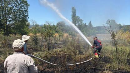 Balıkesir'de İki Ayrı Arazi Yangınına Müdahale