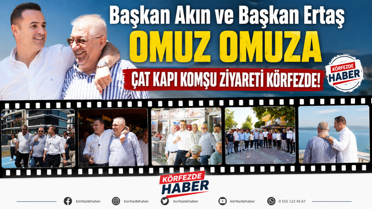 Başkan Akın ve Başkan Ertaş omuz omuza