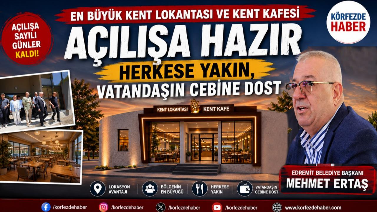 Bölgenin En Büyük Kent Lokantası ve Kafesi Gün Sayıyor