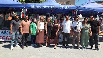 Burhaniye’de Özel Öğrencilerin el emeği ürünler görücüye çıktı
