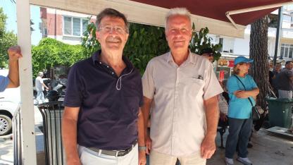 Burhaniye’de takdir toplayan ikili oldular