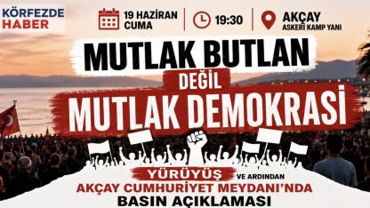 CHP Körfez İlçe Örgütlerinden demokrasi yürüyüşü çağrısı