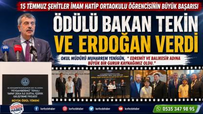 Edremitli Öğrenci Türkiye İkincisi Oldu, Umre Ödülü Kazandı
